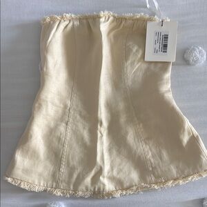 DISSH Zahara Lemon Linen Top